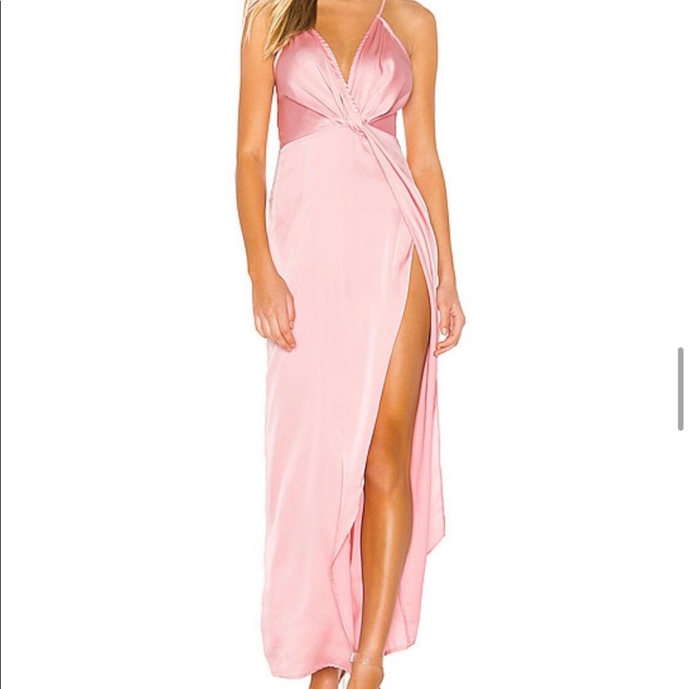 Silk Pink Revolve Superdown Dress / Gown